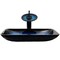 Novatto FRESCA Glass Vessel Sink and Faucet Set in Matte Black NSFC-G1903417003MB - alternate 3